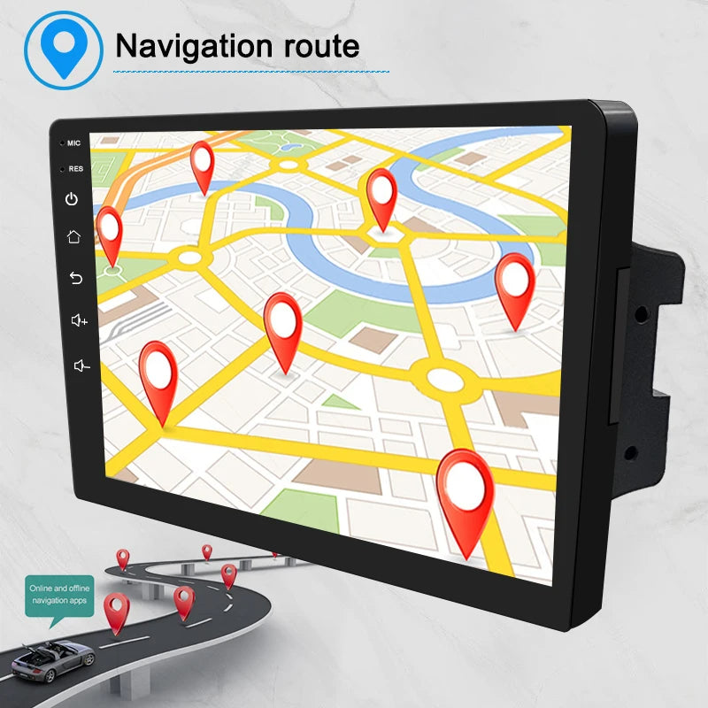AUTORADIO DOPPIO DIN  10.1 ANDROID