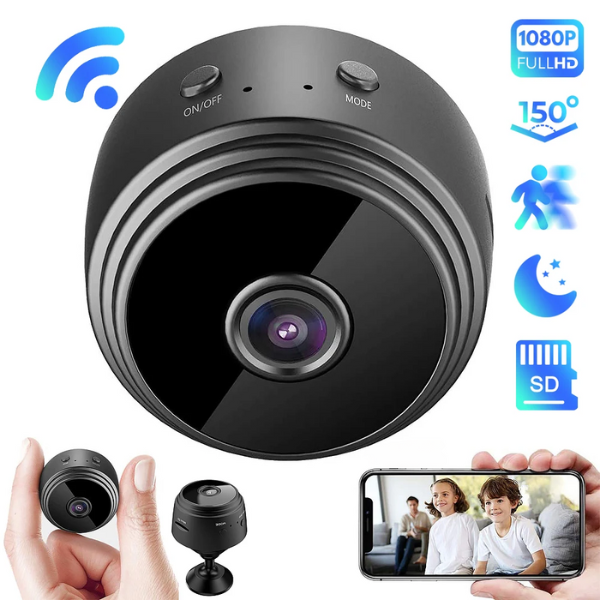 Mini telecamera di sorveglianza nascosta 4K