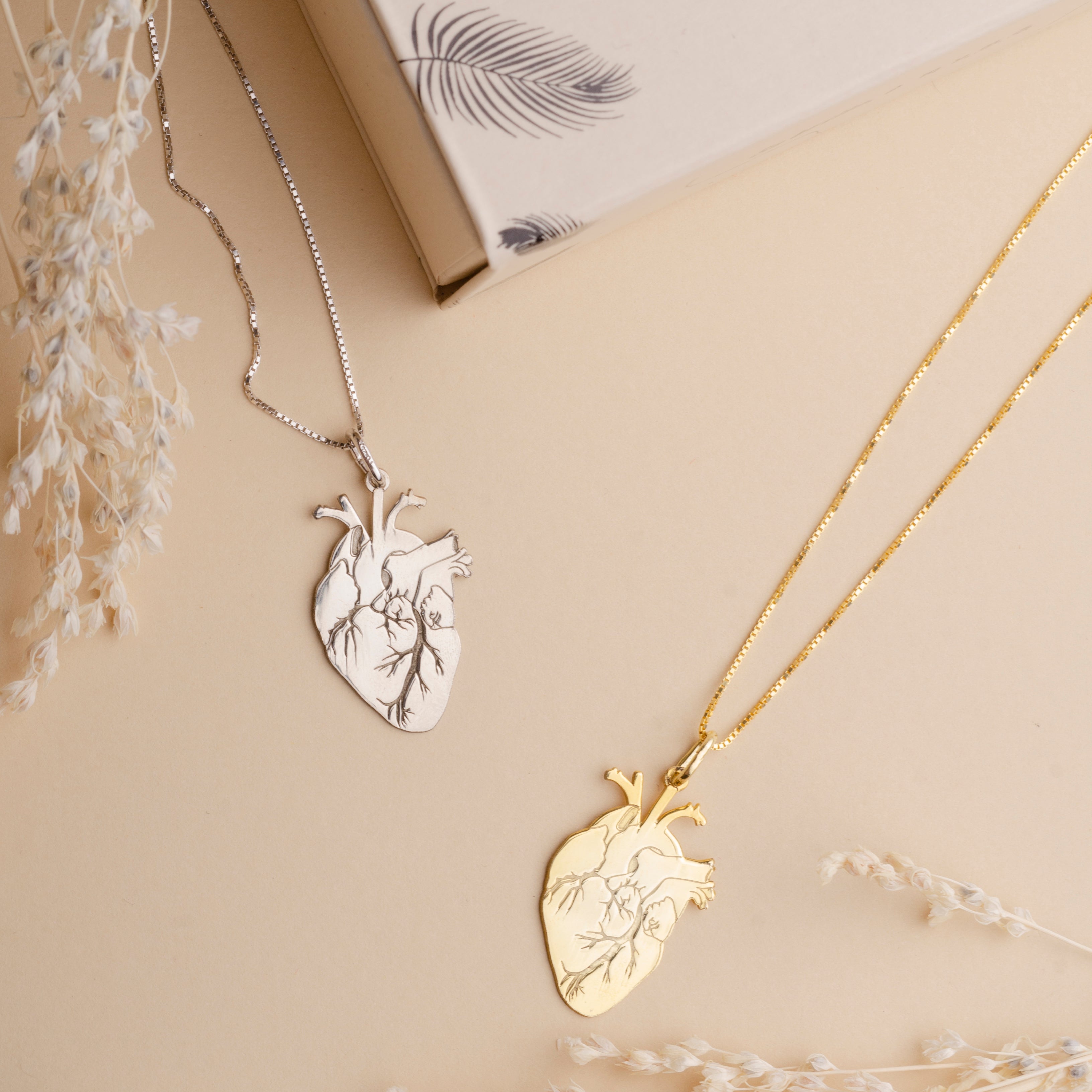 Collana Cuore Anatomico™ | CONFEZIONE REGALO IN OMAGGIO
